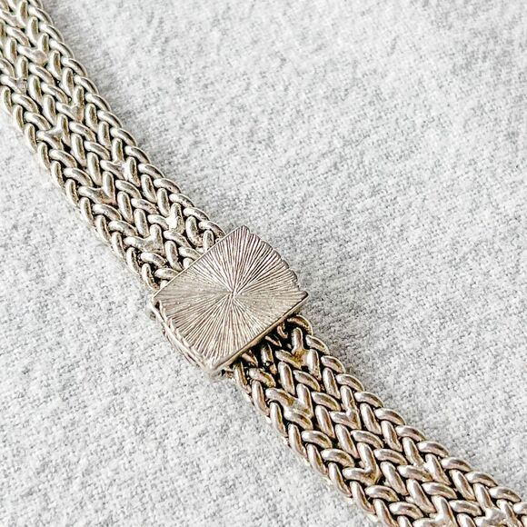 Vintage 1960s Napier Multi Chain Silver Tone Bracelet - Estate Costume Jewelry - Picture 5 of 10